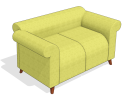 sh_Sofa 2 Lugares Multicor Parametrico Amarelo